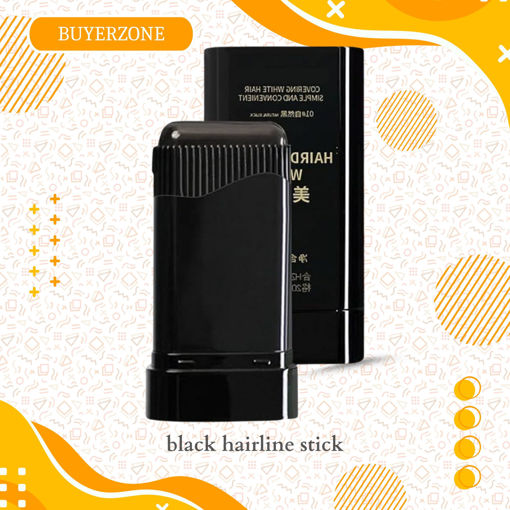 Black Hair Color Stick for Instant Grey Hair Coverage for Men & Women | Quick Dry, Natural Looking  & Root Concealer