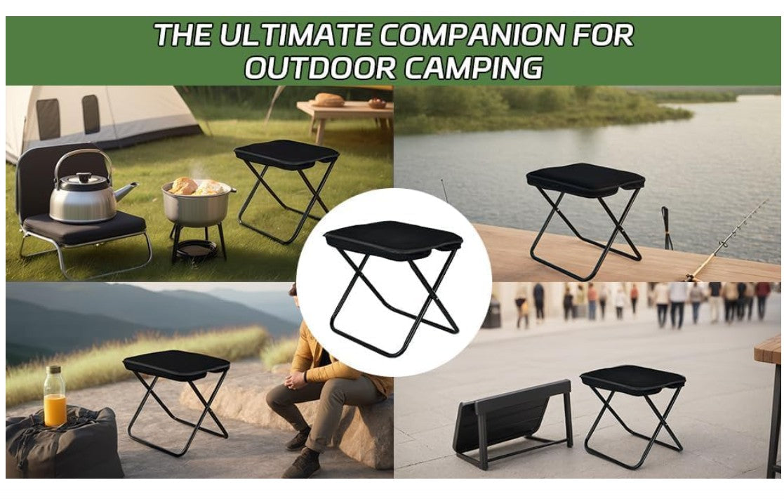 Portable Folding Camping Stool with Carry Bag