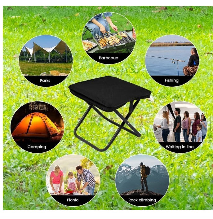 Portable Folding Camping Stool with Carry Bag