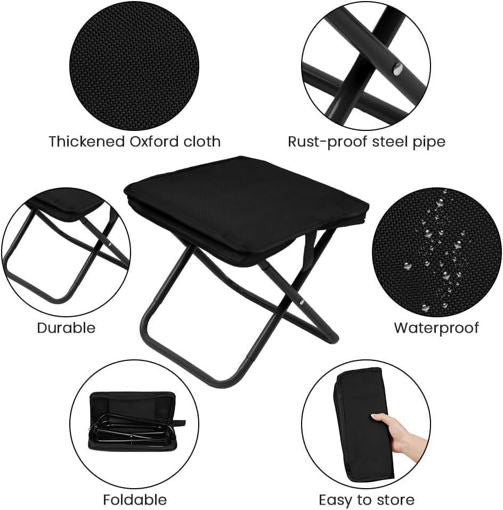 Portable Folding Camping Stool with Carry Bag