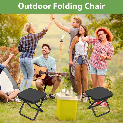 Portable Folding Camping Stool with Carry Bag