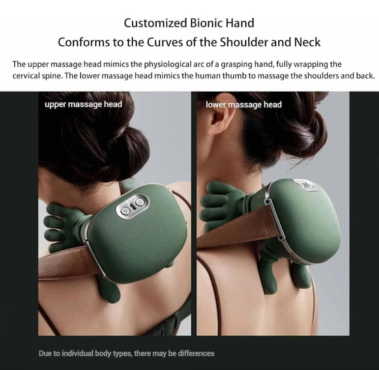7 Creation Rechargeable Neck & Shoulder Massager with Heat